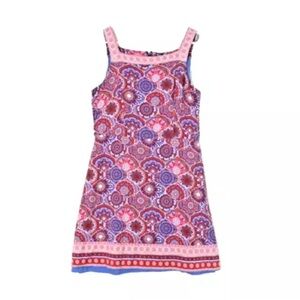 Magnolia Grace Pink Dress Square Neckline Floral Stitch Fix Brand Size Small
